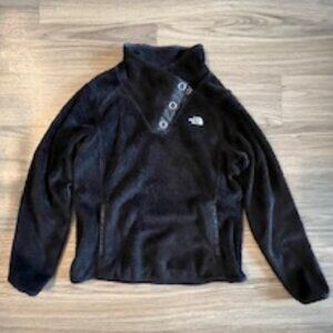 Women's North Face Black Pullover Fleece Size Medium